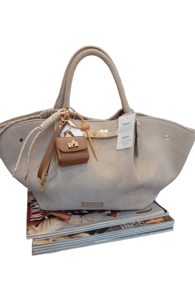 CHARM MULTIPLE MINI BOLSITO - COLOR CAMEL